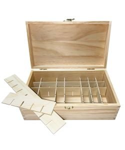 Coffret en bois vide, 1 pièce